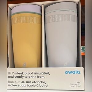 Owala Insulated Tumbler Set - Yellow and Gray